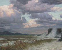 Vladimir Cherniy. A Stormy Sea. Crete.