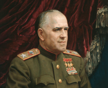 Vladimir Cherniy. Marshal of the Soviet Union Zhukov.