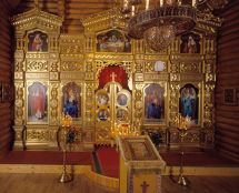 Vladimir Cherniy. Interior design of the cathedral.