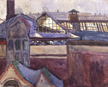 Vladimir Cherniy. View of the Tretiakov Gallery from My Art School