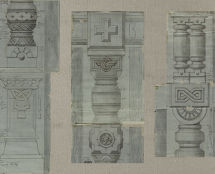 Vladimir Cherniy. Full-size drawings of the column of the iconostasis