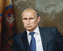 Владимир Чёрный художник. <br/>«Президент Российской Федерации Владимир Путин.»<br/>