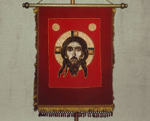 Vladimir Cherniy. The Holy Face Church banner