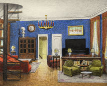 Владимир Чёрный художник. <br/>Гостиная. Вариант. Северо-запад..