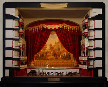 Vladimir Cherniy. Model of the Bolshoi Theatre with a Venetian curtain.