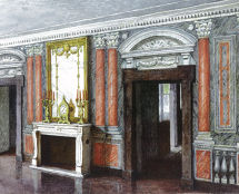 Vladimir Cherniy. A sketch for eastern wall decoration. The living-room.