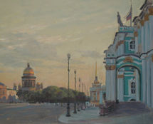 Владимир Чёрный художник. <br/>«Дворцовая площадь. Санкт-Петербург.»<br/> 
