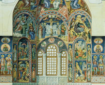 Владимир Чёрный художник. <br/>Фрагмент проекта росписи восточной стены храма.